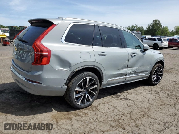 2024 Volvo XC90 Plus Bright Theme z VIN YV4062JE6R1181548, wystawiony jako Copart lot #57970905 z przebiegiem Nie podano mil oraz Czysty tytuł • Clean title. Historia ofert i sprzedaży dostępna na DreamBid. Obrazek 3.