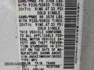 2010 Nissan Murano SL with VIN JN8AZ1MW0AW136050, listed as a Copart auction lot 56939964 with 204,262 mi miles and Salvage Title. Bid and sale history available at carsss.com. Image 13.