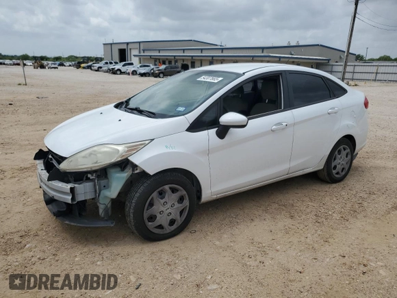 2012 Ford Fiesta S with VIN 3FADP4AJXCM123663, listed as a Copart auction lot 54307665 with 129,801 mi miles and Salvage Title. Bid and sale history available at DreamBid. Image 1.
