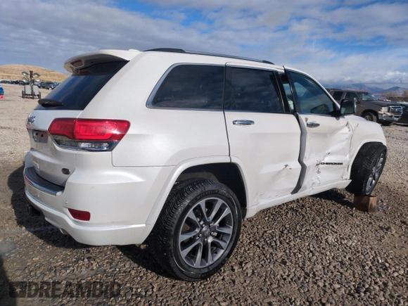 2017 Jeep Grand Cherokee Overland with VIN 1C4RJFCG7HC707767, listed as a Copart auction lot 82345154 with 96,374 mi miles and Salvage Title. Bid and sale history available at carsss.com. Image 3.