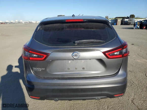 2021 Nissan Rogue Sport S with VIN JN1BJ1AV1MW567524, listed as a Copart auction lot 46496855 with 75,883 mi miles and Salvage Title. Bid and sale history available at carsss.com. Image 6.