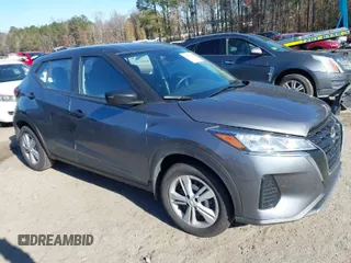 2023 Nissan Kicks S with VIN 3N1CP5BV5PL572731, listed as a IAAI auction lot 41037156 with 24,998 mi miles. Bid and sale history available at carsss.com. Image 1.