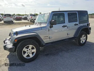 2015 Jeep Wrangler Unlimited Sport with VIN 1C4BJWDG8FL508935, listed as a Copart auction lot 60931055 with 114,568 mi miles and Clean title. Bid and sale history available at DreamBid. Image 1.