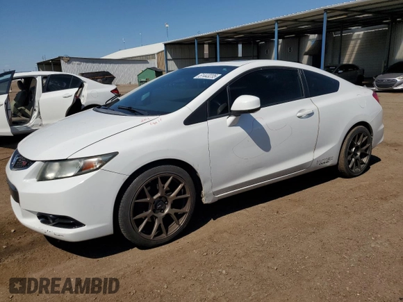2013 Honda Civic Si with VIN 2HGFG4A56DH705475, listed as a Copart auction lot 61443235 with 156,656 mi miles and Salvage title. Bid and sale history available at DreamBid. Image 1.