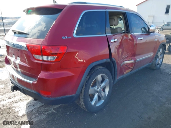 2011 Jeep Grand Cherokee Overland with VIN 1J4RR6GT9BC560482, listed as a IAAI auction lot 41544308 with 111,029 mi miles. Bid and sale history available at carsss.com. Image 4.