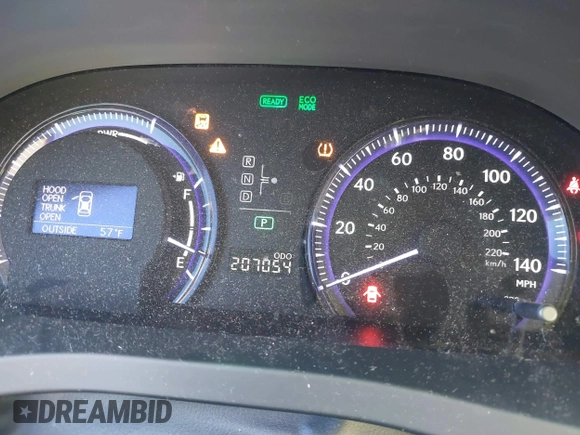 2010 Lexus HS 250h with VIN JTHBB1BAXA2038032, listed as a IAAI auction lot 41628486 with 207,054 mi miles and . Bid and sale history available at DreamBid. Image 7.