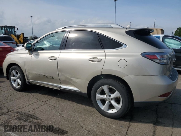 2012 Lexus RX 350 with VIN 2T2BK1BA2CC140782, listed as a Copart auction lot 52604525 with 103,374 mi miles and Salvage Title. Bid and sale history available at carsss.com. Image 2.