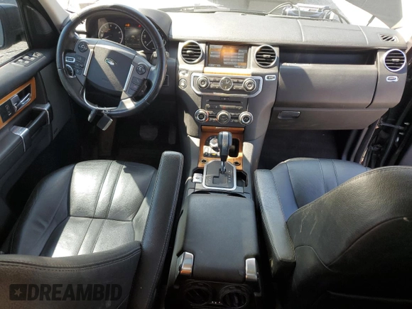 2011 Land Rover LR4 HSE with VIN SALAG2D43BA557032, listed as a Copart auction lot 63202195 with 181,513 mi miles and Salvage title. Bid and sale history available at DreamBid. Image 8.