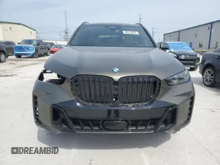 2025 BMW X5 sDrive40i with VIN 5UX13EU07S9Z06159, listed as a Copart auction lot 46913255 with 202 mi miles and Salvage Title. Bid and sale history available at carsss.com. Image 5.