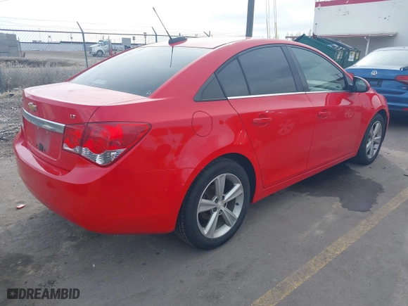 2015 Chevrolet Cruze LT with VIN 1G1PE5SB4F7282938, listed as a IAAI auction lot 41830180 with 206,523 mi miles. Bid and sale history available at carsss.com. Image 4.
