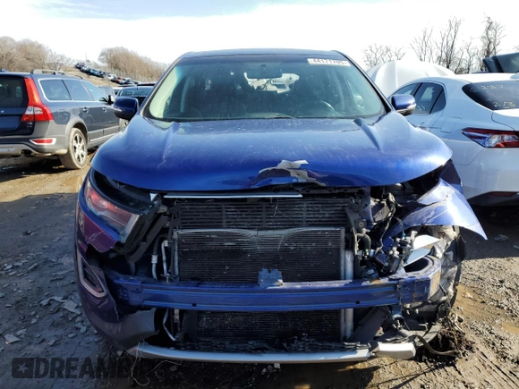 2015 Ford Edge SEL with VIN 2FMTK4J82FBC21637, listed as a Copart auction lot 44171705 with 134,980 mi miles and Salvage Title. Bid and sale history available at carsss.com. Image 5.