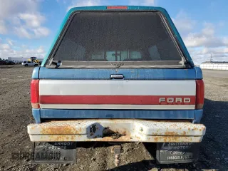 1991 Ford F-250 with VIN 2FTHF26G8MCA54999, listed as a Copart auction lot 80223084 with 445,684 mi miles and Salvage Title. Bid and sale history available at carsss.com. Image 6.