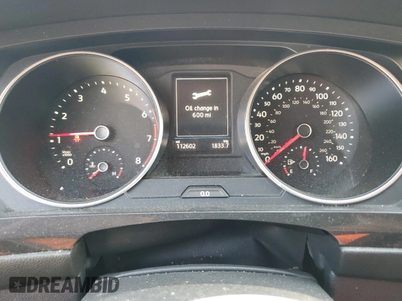 2018 Volkswagen Tiguan SEL with VIN 3VV3B7AX2JM137890, listed as a Copart auction lot 48318645 with 112,602 mi miles and Salvage title. Bid and sale history available at DreamBid. Image 9.