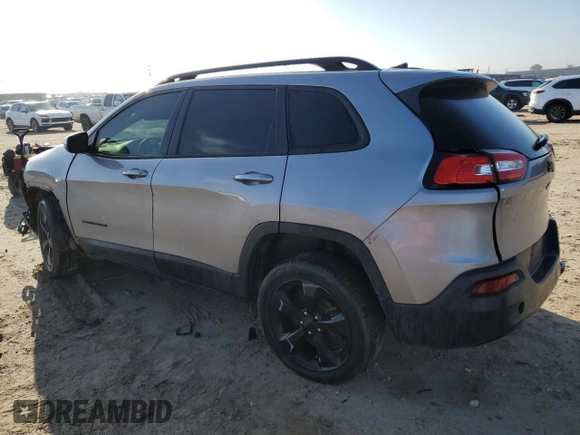2018 Jeep Cherokee Latitude with VIN 1C4PJLCB8JD553225, listed as a Copart auction lot 45554685 with 81,331 mi miles and Salvage Title. Bid and sale history available at carsss.com. Image 2.