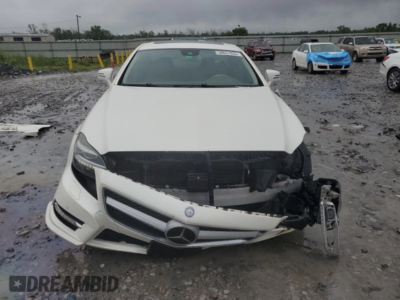 2012 Mercedes-Benz CLS 550 with VIN WDDLJ7DB1CA025721, listed as a Copart auction lot 58651035 with 234,442 mi miles and Salvage title. Bid and sale history available at DreamBid. Image 5.