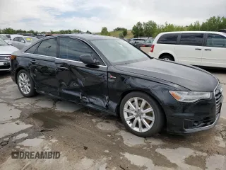 2016 Audi A6 3.0T Prestige with VIN WAUHGBFC3GN014643, listed as a Copart auction lot 66584134 with 47,456 mi miles and Salvage Title. Bid and sale history available at carsss.com. Image 4.
