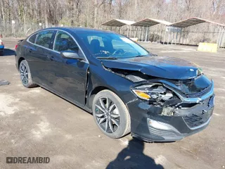 2020 Chevrolet Malibu RS with VIN 1G1ZG5ST4LF152168, listed as a IAAI auction lot 41864928 with 60,118 mi miles. Bid and sale history available at carsss.com. Image 1.