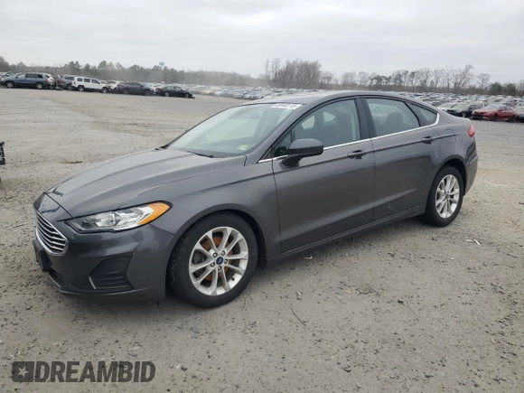 2019 Ford Fusion SE with VIN 3FA6P0HD7KR128757, listed as a Copart auction lot 48940115 with 106,419 mi miles and Salvage Title. Bid and sale history available at DreamBid. Image 1.