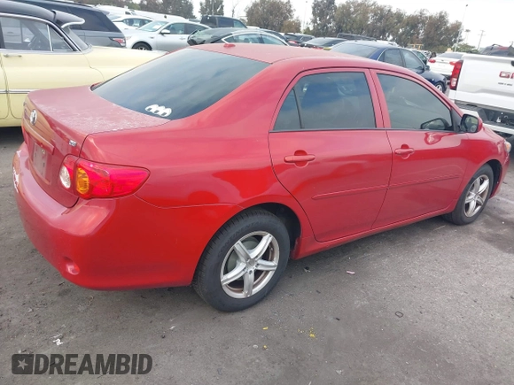 2009 Toyota Corolla with VIN JTDBL40E999058670, listed as a IAAI auction lot 42191508 with 129,398 mi miles and . Bid and sale history available at DreamBid. Image 4.