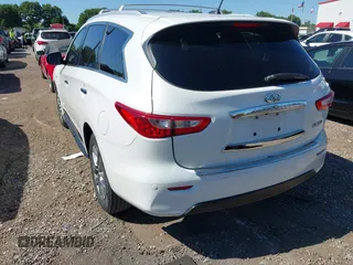 2014 Infiniti QX60 with VIN 5N1AL0MN7EC511028, listed as a IAAI auction lot 42095700 with 154,772 mi miles. Bid and sale history available at carsss.com. Image 3.