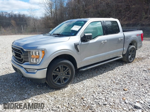 2021 Ford F-150 XL with VIN 1FTFW1E59MFA23945, listed as a IAAI auction lot 41635103 with 1 mi miles. Bid and sale history available at carsss.com. Image 2.