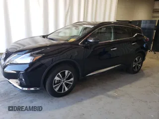 2023 Nissan Murano SV with VIN 5N1AZ2BJ4PC112946, listed as a Copart auction lot 52020845 with 55,339 mi miles and Clean Title. Bid and sale history available at DreamBid. Image 1.