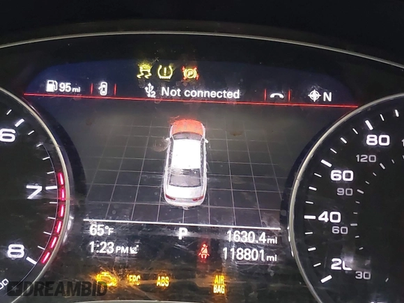 2018 Audi A6 Premium Plus with VIN WAUG8AFC4JN012037, listed as a IAAI auction lot 41204382 with 118,801 mi miles. Bid and sale history available at carsss.com. Image 15.