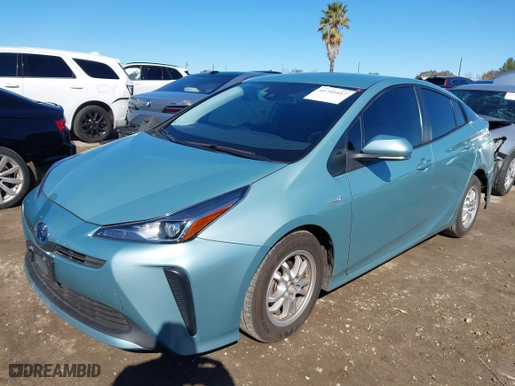 2022 Toyota Prius L Eco with VIN JTDKAMFU3N3187053, listed as a IAAI auction lot 41741417 with 152,444 mi miles. Bid and sale history available at carsss.com. Image 18.