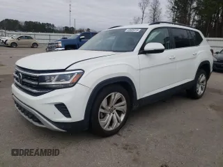 2021 Volkswagen Atlas SE z VIN 1V2WR2CAXMC567030, wystawiony jako Copart lot #43665415 z przebiegiem 105 192 mil mil oraz Szkoda całkowita • Salvage title. Historia ofert i sprzedaży dostępna na DreamBid. Obrazek 1.