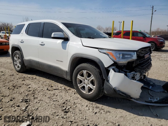 2017 GMC Acadia SLE with VIN 1GKKNKLA0HZ252983, listed as a Copart auction lot 48889915 with 180,759 mi miles and Clean Title. Bid and sale history available at DreamBid. Image 4.