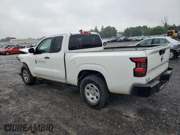 2023 Nissan Frontier S with VIN 1N6ED1CM4PN645324, listed as a Copart auction lot 53846804 with 21,818 mi miles and Salvage title. Bid and sale history available at DreamBid. Image 2.