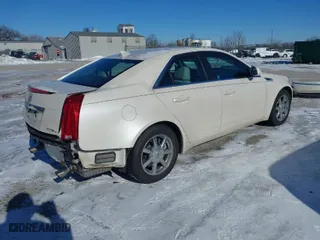 2009 Cadillac CTS AWD w/1SB with VIN 1G6DS57VX90163555, listed as a IAAI auction lot 41372911 with 46,102 mi miles. Bid and sale history available at carsss.com. Image 4.