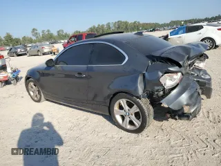 2013 BMW 1 Series 128i with VIN WBAUP7C52DVP24761, listed as a Copart auction lot 74695554 with Not Provided miles and Salvage Title. Bid and sale history available at carsss.com. Image 2.
