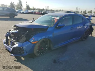 2019 Honda Civic Type R Touring with VIN SHHFK8G75KU205404, listed as a Copart auction lot 77823884 with 50,404 mi miles and Salvage Title. Bid and sale history available at carsss.com. Image 1.