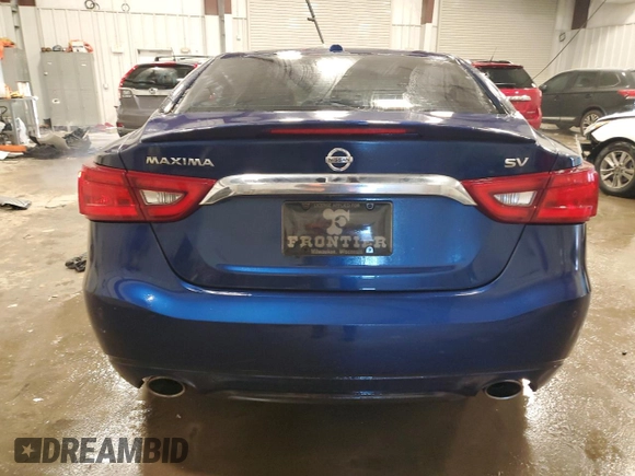2016 Nissan Maxima S with VIN 1N4AA6AP6GC400398, listed as a Copart auction lot 88430535 with 45,901 mi miles and Clean Title. Bid and sale history available at DreamBid. Image 6.