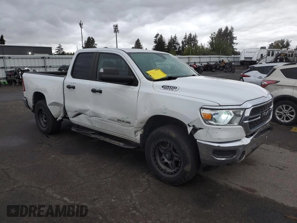 2019 Ram 1500 Tradesman z VIN 1C6SRFCT2KN621955, wystawiony jako Copart lot #74845524 z przebiegiem 123 786 mil mil oraz Szkoda całkowita • Salvage title. Historia ofert i sprzedaży dostępna na DreamBid. Obrazek 4.