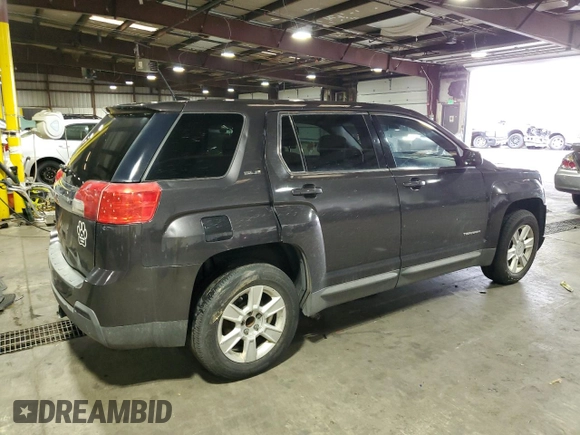 2013 GMC Terrain SLE with VIN 2GKALMEK4D6302339, listed as a Copart auction lot 55856355 with 192,617 mi miles and Salvage title. Bid and sale history available at DreamBid. Image 3.
