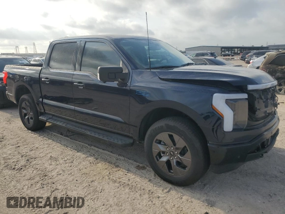 2024 Ford F-150 Lightning Flash with VIN 1FT6W3L7XRWG19735, listed as a Copart auction lot 54361215 with 7,764 mi miles and Salvage Title. Bid and sale history available at DreamBid. Image 4.