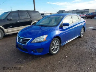 2014 Nissan Sentra SV with VIN 3N1AB7AP6EL639418, listed as a IAAI auction lot 41354872 with 142,833 mi miles. Bid and sale history available at carsss.com. Image 2.
