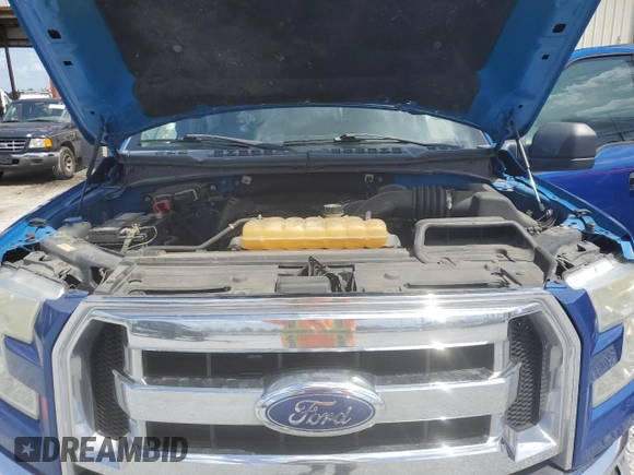 2017 Ford F-150 XL with VIN 1FTEW1C85HFA87480, listed as a Copart auction lot 51813955 with 185,207 mi miles and Salvage Title. Bid and sale history available at carsss.com. Image 11.