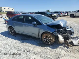2020 Toyota Corolla SE with VIN 5YFS4RCE2LP040065, listed as a Copart auction lot 50591115 with 55,033 mi miles and Salvage Title. Bid and sale history available at DreamBid. Image 4.