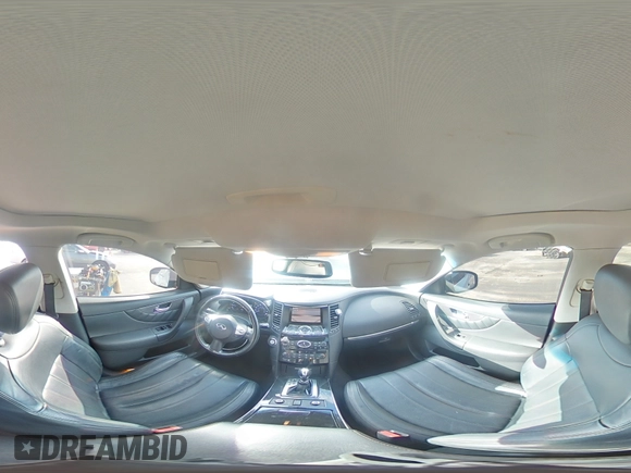 2016 Infiniti QX70 with VIN JN8CS1MW7GM753074, listed as a Copart auction lot 44591025 with 128,120 mi miles and Salvage Title. Bid and sale history available at DreamBid. Image 13.