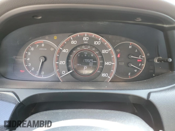 2013 Honda Accord Sport with VIN 1HGCR2F53DA111807, listed as a Copart auction lot 53685675 with 179,929 mi miles and Salvage Title. Bid and sale history available at DreamBid. Image 9.