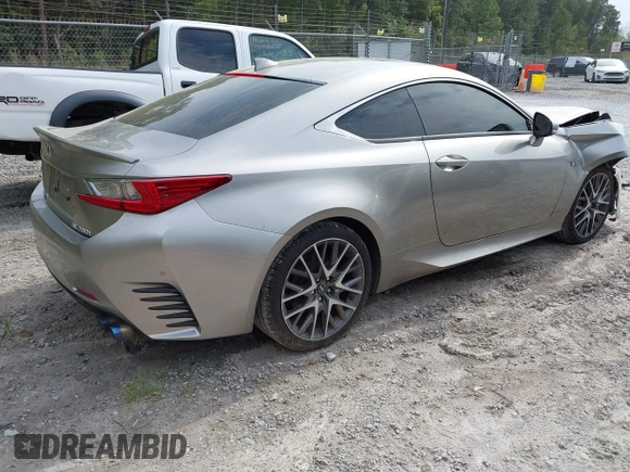 2016 Lexus RC 200t F Sport with VIN JTHHA5BC7G5000416, listed as a IAAI auction lot 41902346 with 113,123 mi miles and . Bid and sale history available at DreamBid. Image 4.