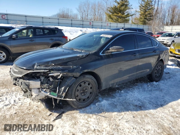 2016 Chrysler 200 LX with VIN 1C3CCCFB6GN197742, listed as a Copart auction lot 46345525 with 79,512 mi miles and Clean Title. Bid and sale history available at carsss.com. Image 1.