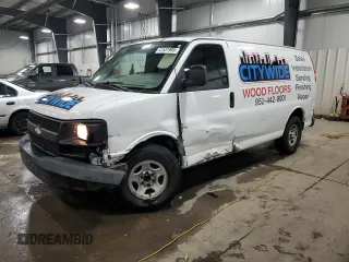 2008 Chevrolet Express Cargo z VIN 1GCFG15X081192544, wystawiony jako Copart lot #41531985 z przebiegiem 116 900 mil mil oraz Szkoda całkowita • Salvage title. Historia ofert i sprzedaży dostępna na DreamBid. Obrazek 1.
