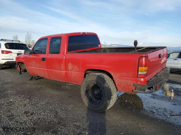 1999 Chevrolet Silverado 1500 LT with VIN 1GCEK19T9XE152388, listed as a Copart auction lot 44452325 with 242,073 mi miles and Salvage Title. Bid and sale history available at carsss.com. Image 2.