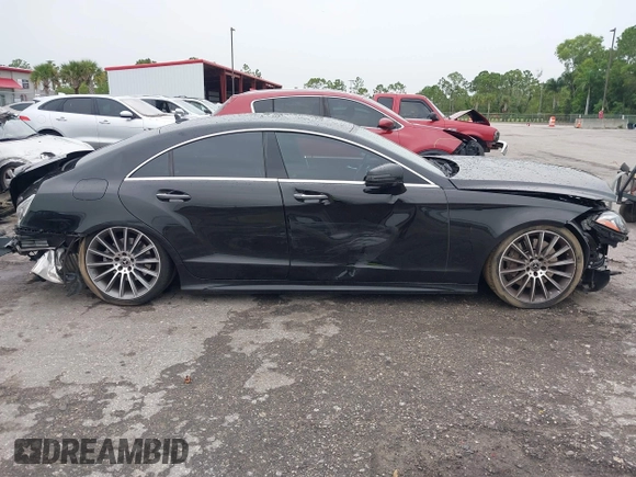 2018 Mercedes-Benz CLS-Class CLS 550 with VIN WDDLJ7DB5JA203692, listed as a IAAI auction lot 39840561 with 115,265 mi miles. Bid and sale history available at carsss.com. Image 13.