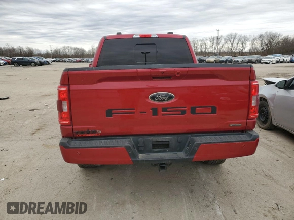 2022 Ford F-150 XL with VIN 1FTEW1EPXNFB38388, listed as a Copart auction lot 47399625 with 83,579 mi miles and Non repairable. Bid and sale history available at DreamBid. Image 6.