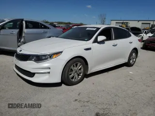 2016 Kia Optima LX with VIN KNAGT4L35G5093529, listed as a Copart auction lot 52529405 with 128,194 mi miles and Salvage Title. Bid and sale history available at carsss.com. Image 1.